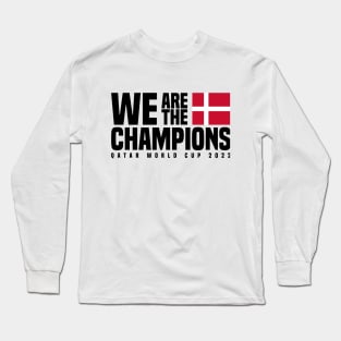 Qatar World Cup Champions 2022 - Denmark Long Sleeve T-Shirt